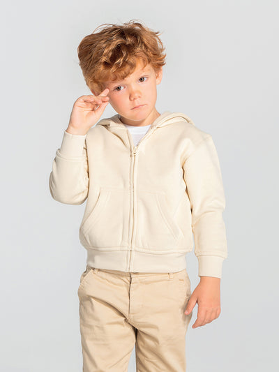 SWRKHOOD FELPA BAMBINO CAPPUCCIO E ZIP PREMIUM