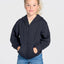 SWRKHOOD240 FELPA BAMBINO CAPPUCCIO E ZIP LEGGERA FRENCH TERRY