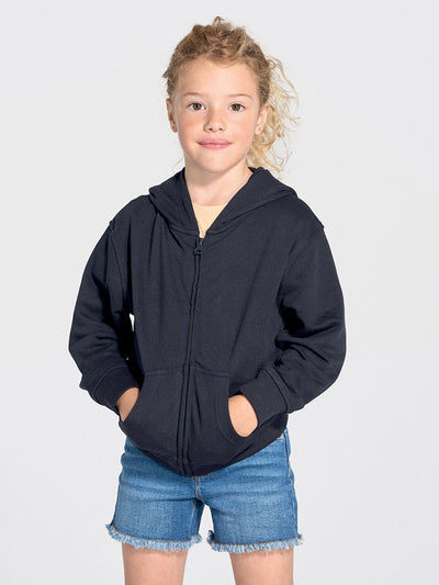 SWRKHOOD240 FELPA BAMBINO CAPPUCCIO E ZIP LEGGERA FRENCH TERRY