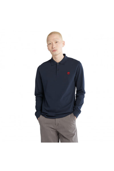 TB0A5UD - Polo LS slim fit in piqué