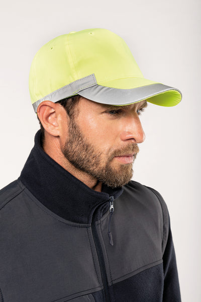 WKP123 - Cappellino 5 pannelli fluorescente