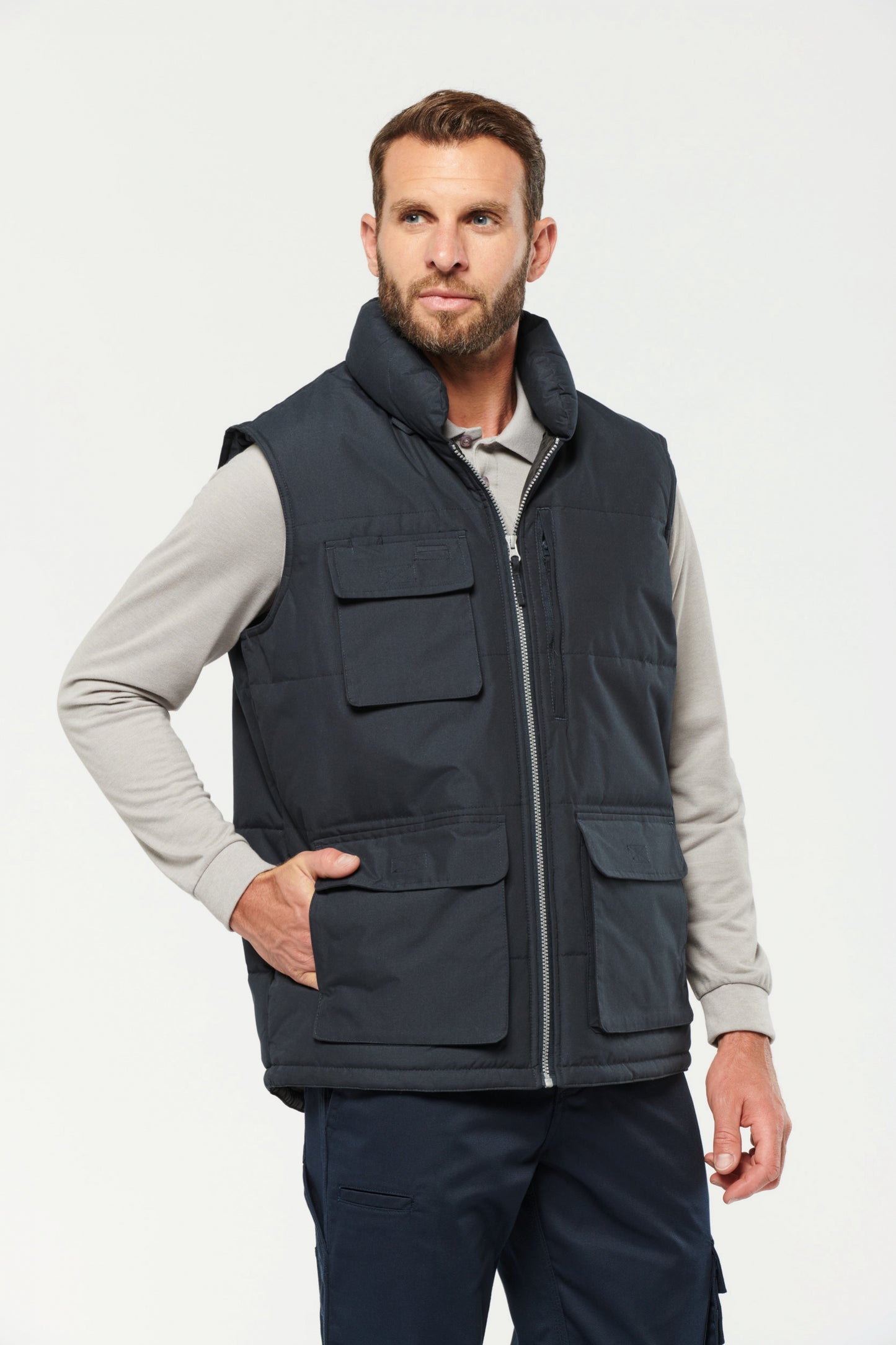 WK615 - Bodywarmer trapuntato