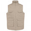 WK607 - Gilet unisex in policotone multitasche imbottito