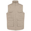 WK607 - Gilet unisex in policotone multitasche imbottito