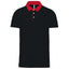 K260 - Polo jersey uomo bicolore