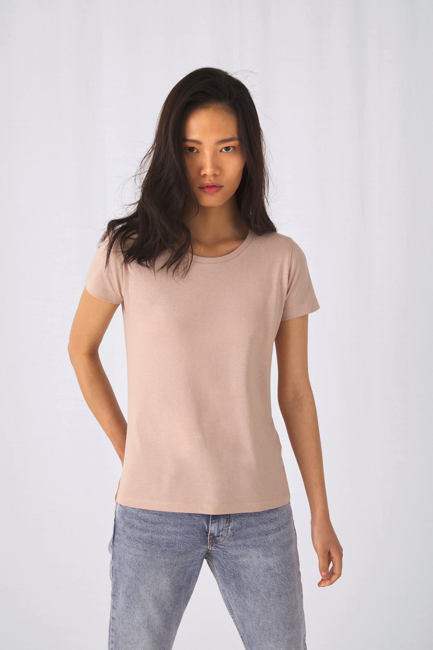 CGTW043 - T-shirt in cotone BIO Inspire girocollo donna