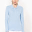 K257 - Polo piqué donna manica lunga