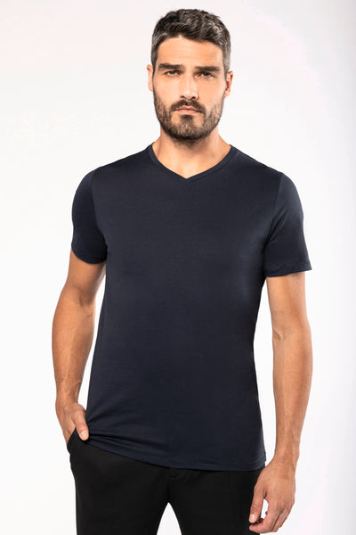 K3002 - T-shirt uomo Supima® scollo a V manica corta