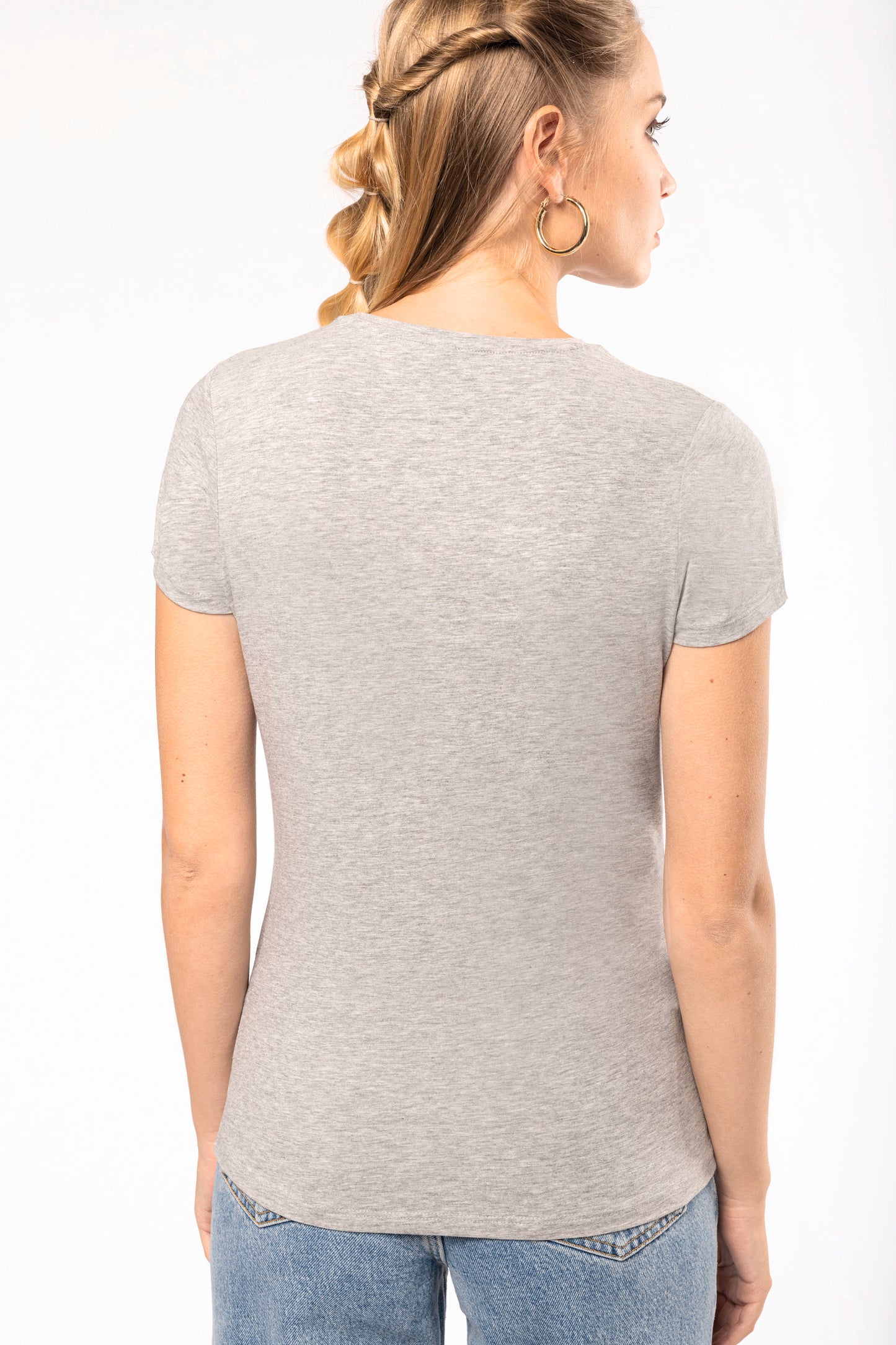 K3013 - T-shirt donna maniche corte girocollo