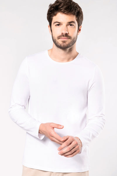 K3016 - T-shirt maniche lunghe girocollo