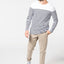 K366 - Maglia uomo alla marinara Breton manica lunga