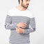 K366 - Maglia uomo alla marinara Breton manica lunga