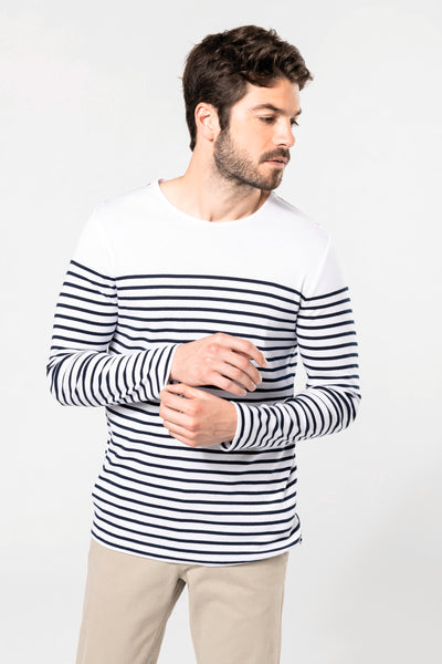 K366 - Maglia uomo alla marinara Breton manica lunga