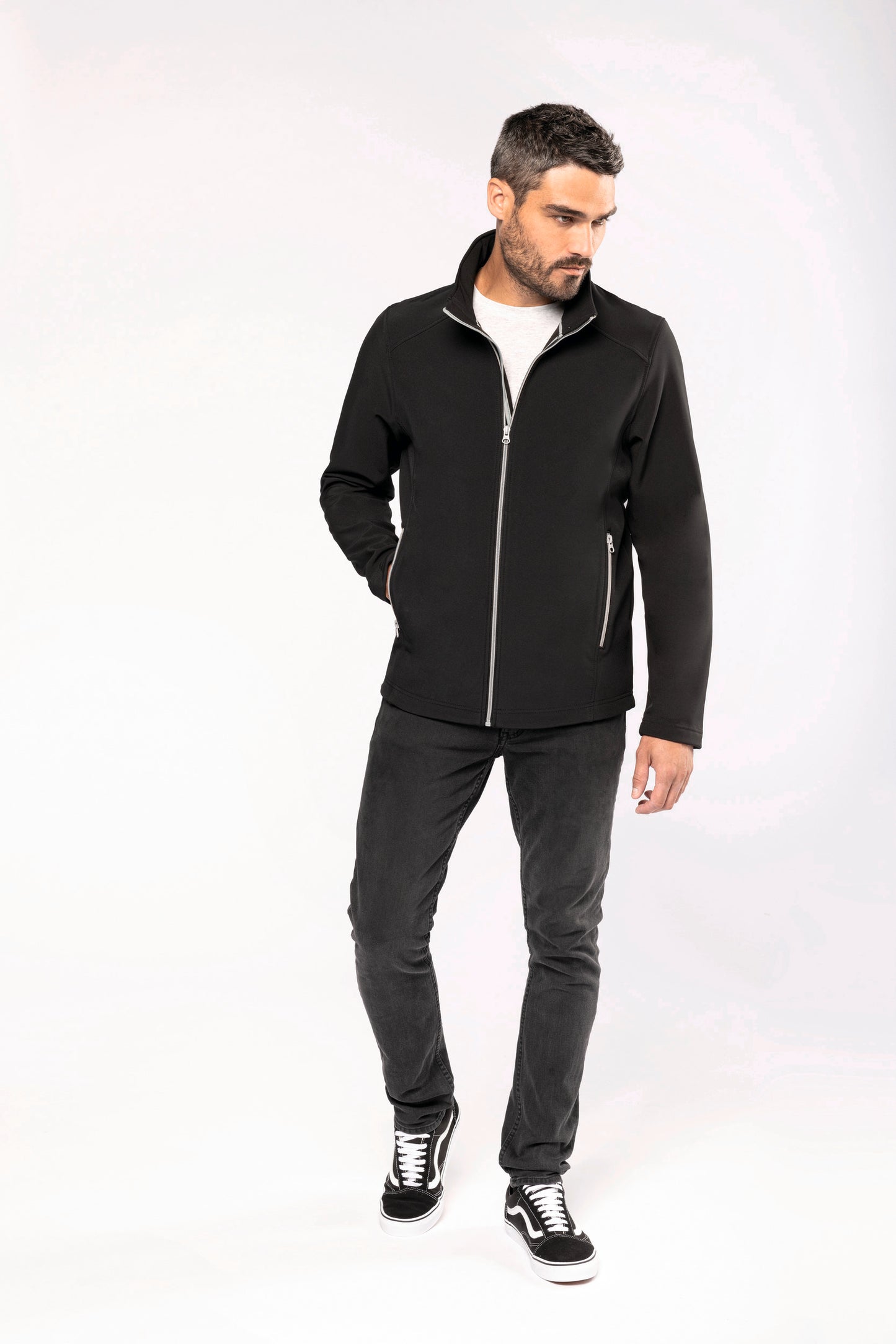 K424 - Giacca Softshell 2 strati uomo