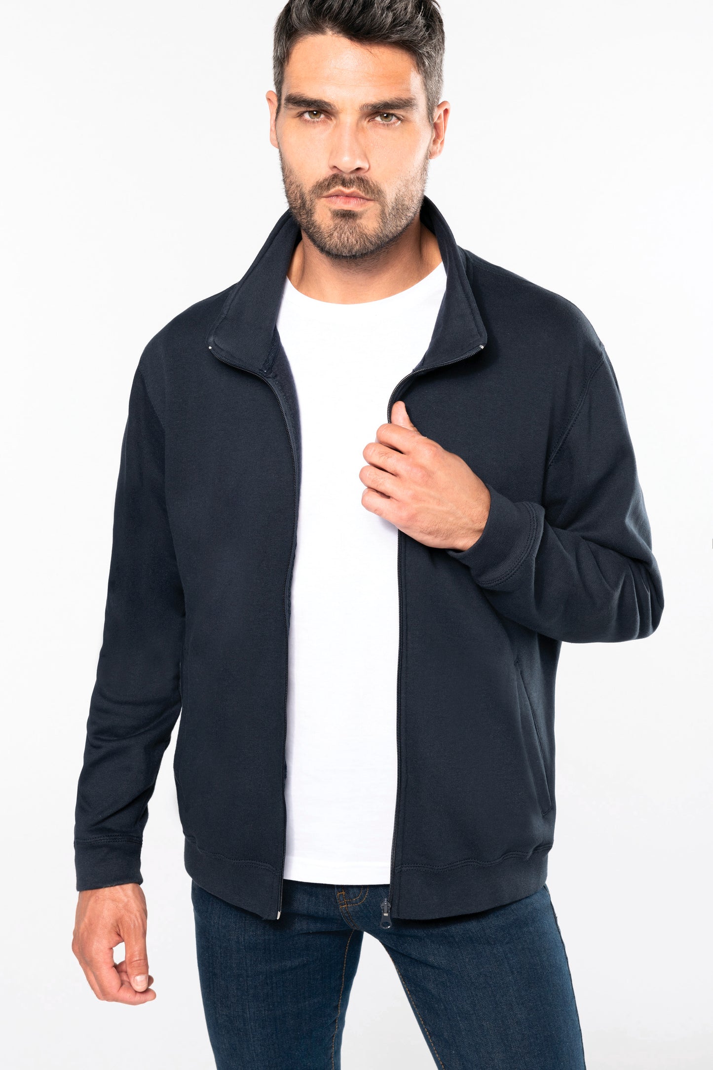 K472 - FELPA UNISEX FULL ZIP