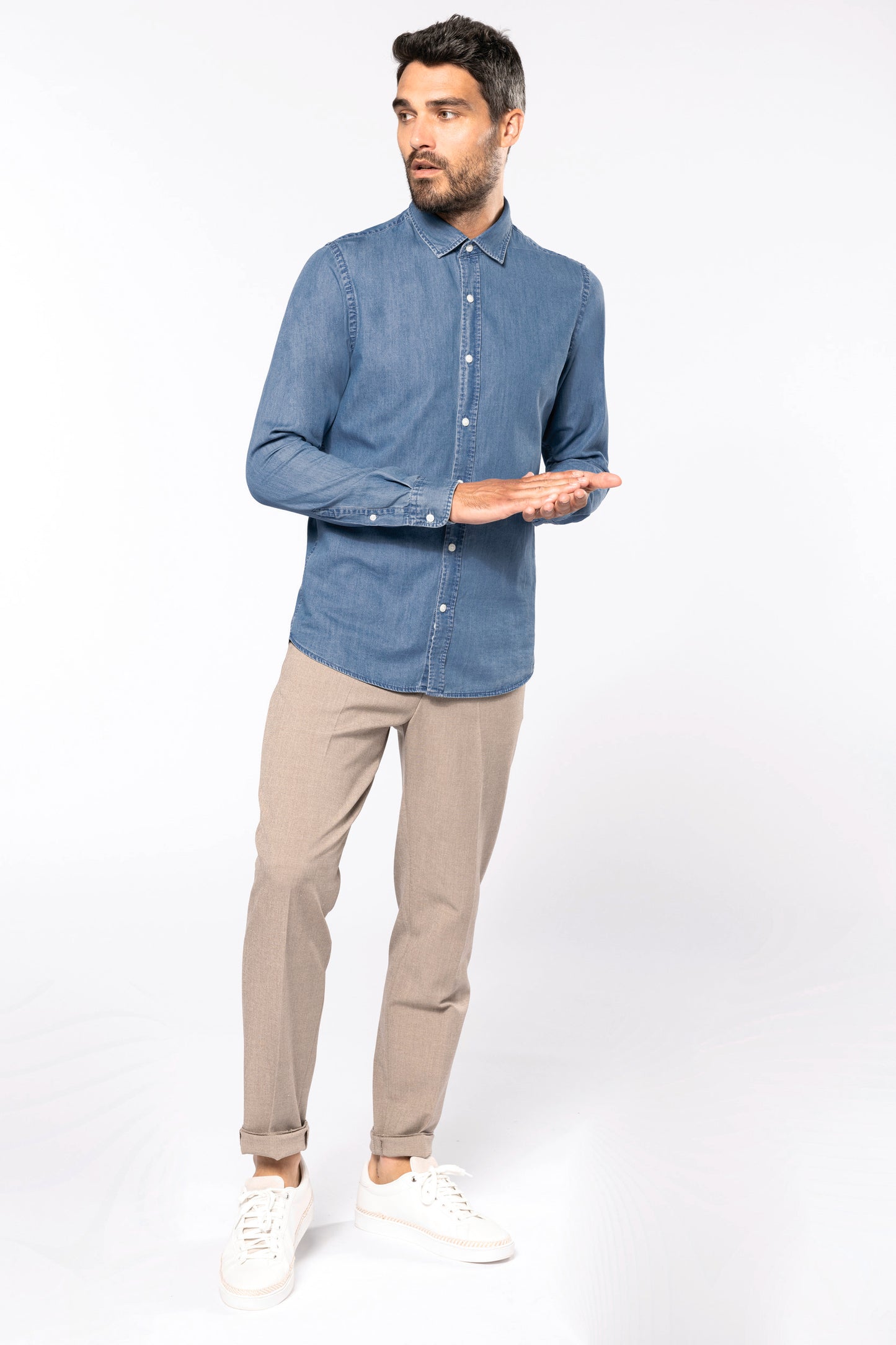 K512 - Camicia Denim uomo