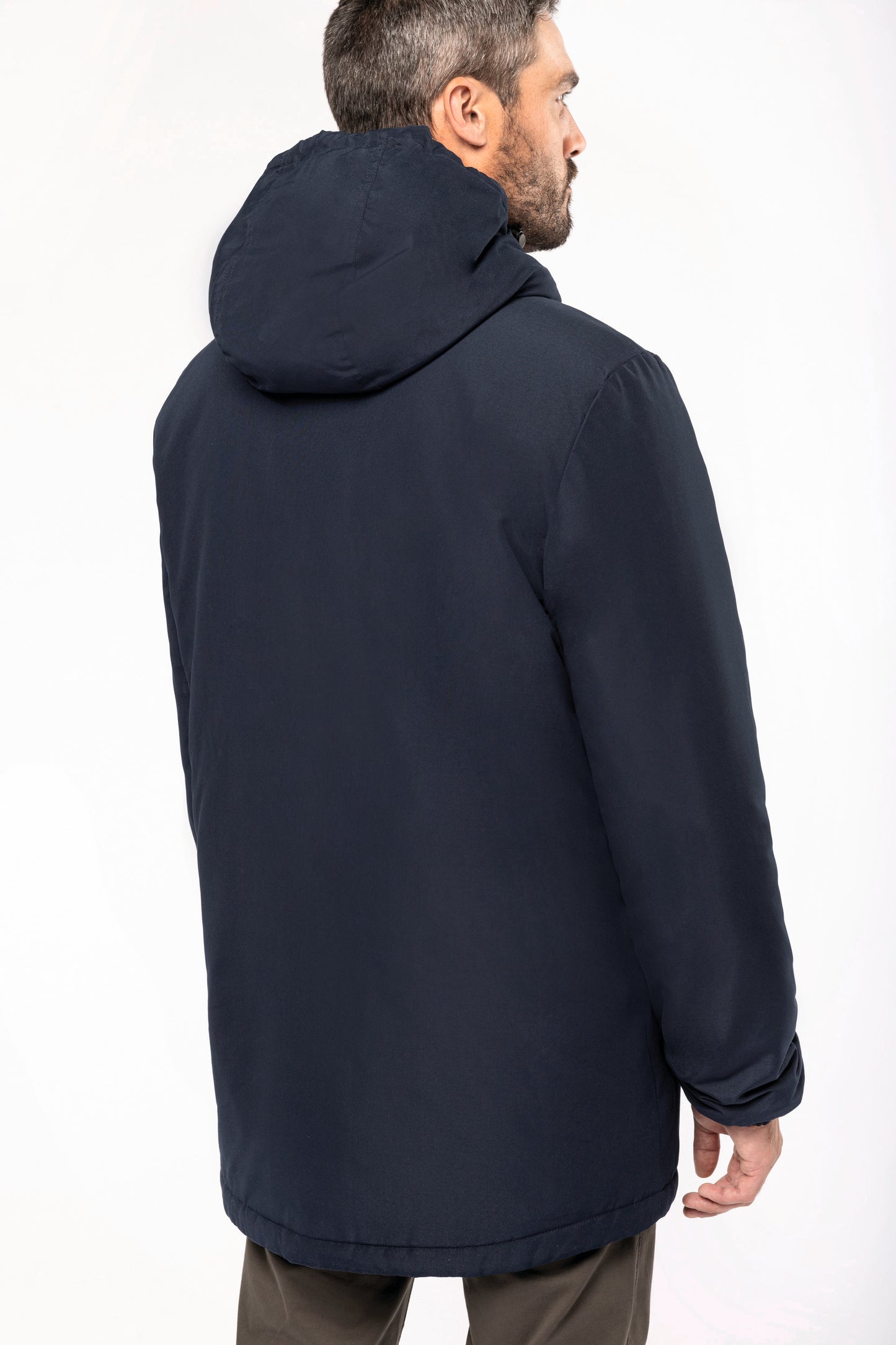 K6152 - Parka riciclato con cappuccio