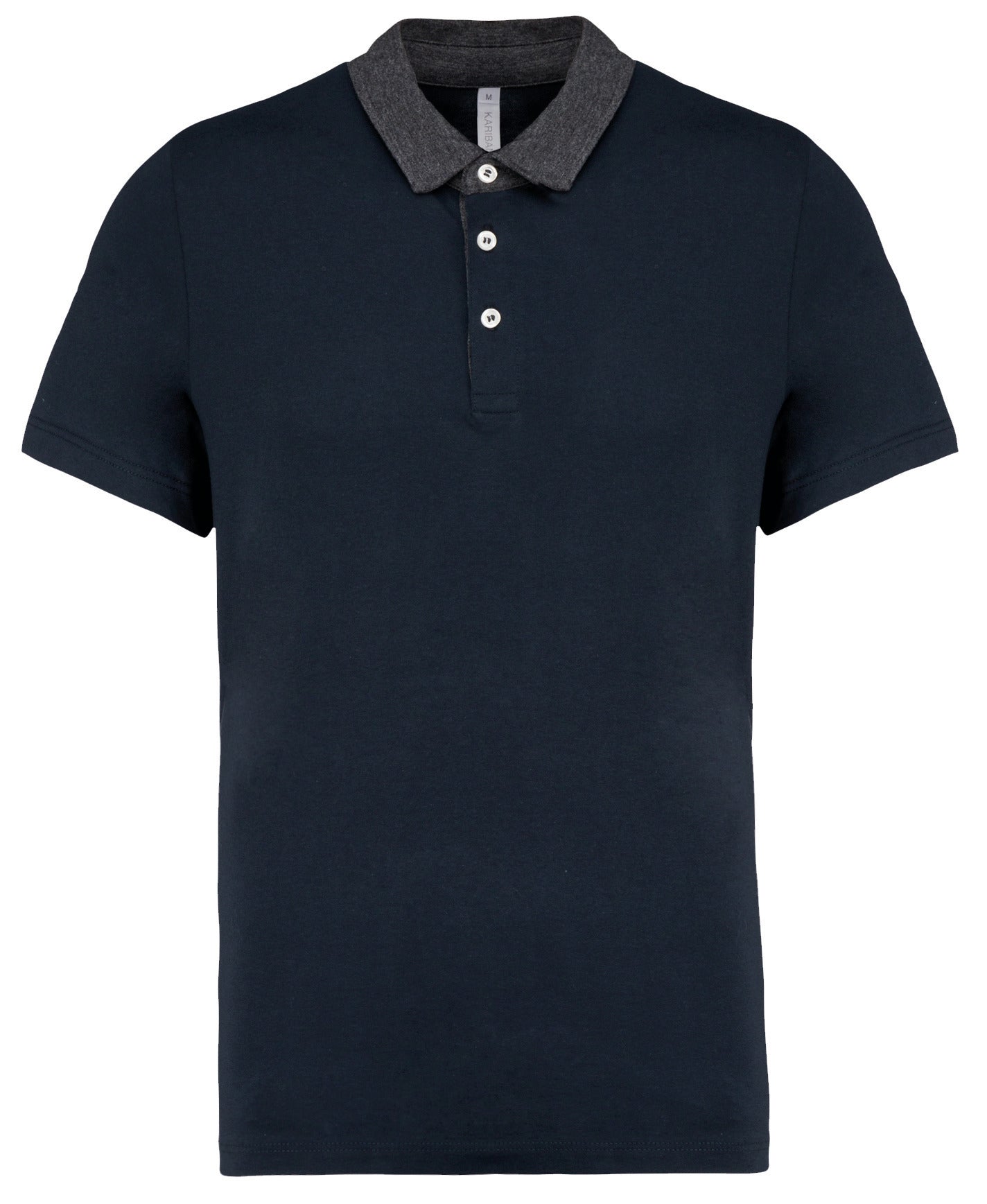 K260 - Polo jersey uomo bicolore