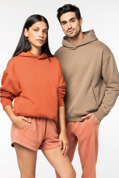 NS408 - Felpa unisex oversize con cappuccio -300g