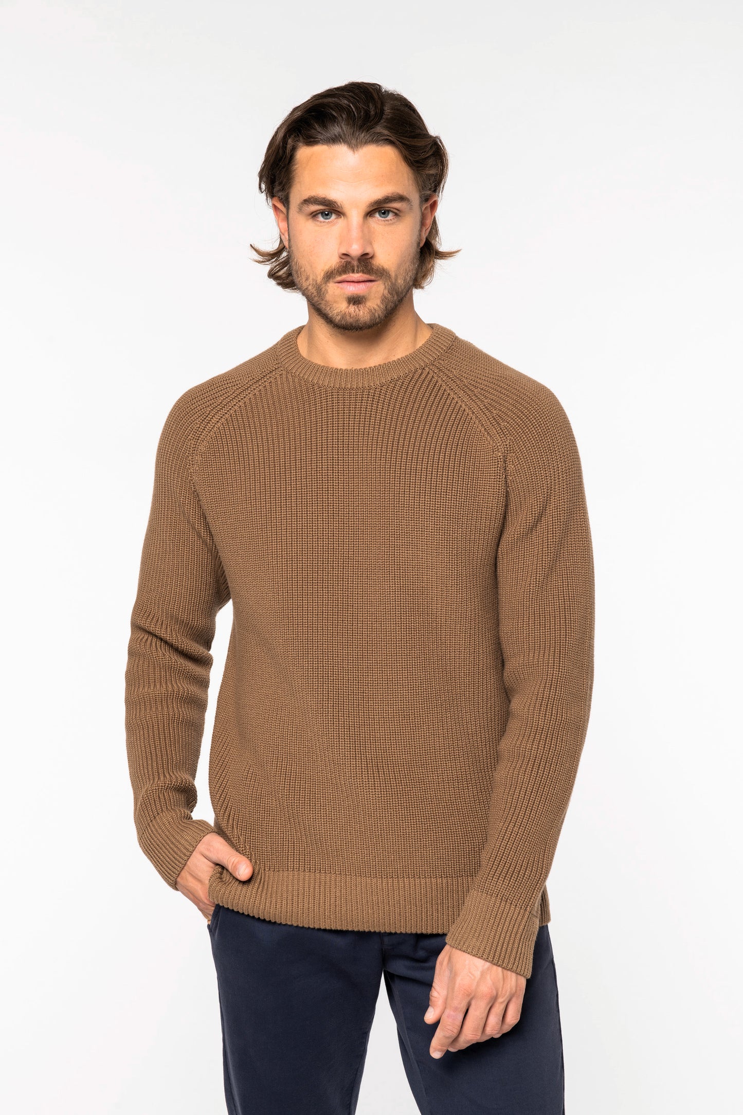 NS911 - Pullover uomo a maglia grossa