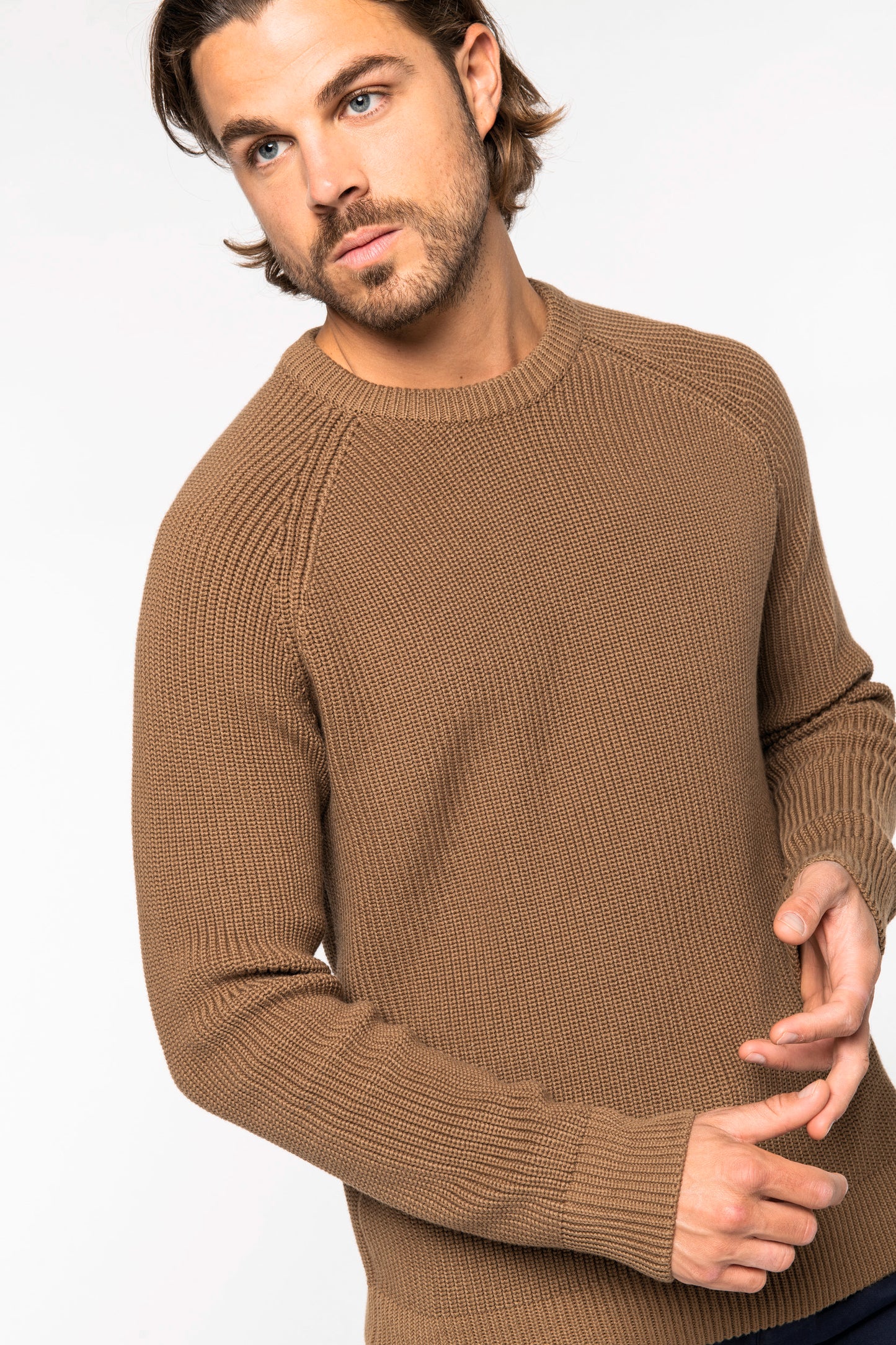 NS911 - Pullover uomo a maglia grossa