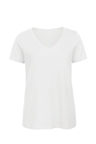 CGTW045 - T-shirt Inspire in cotone BIO scollo a V donna