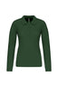 K257 - Polo piqué donna manica lunga