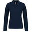 K257 - Polo piqué donna manica lunga