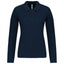 K257 - Polo piqué donna manica lunga