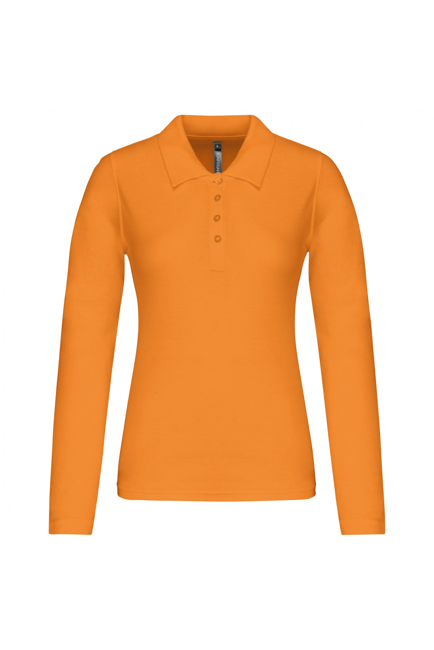 K257 - Polo piqué donna manica lunga