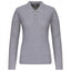 K257 - Polo piqué donna manica lunga