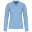 K257 - Polo piqué donna manica lunga