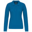 K257 - Polo piqué donna manica lunga