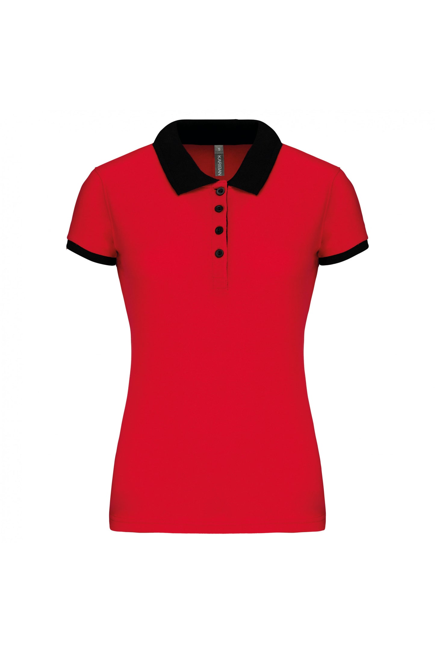 K259 - Polo piqué donna bicolore