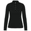 K265 - Polo jersey donna manica lunga