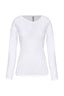 K3017 - T-shirt donna maniche lunghe girocollo