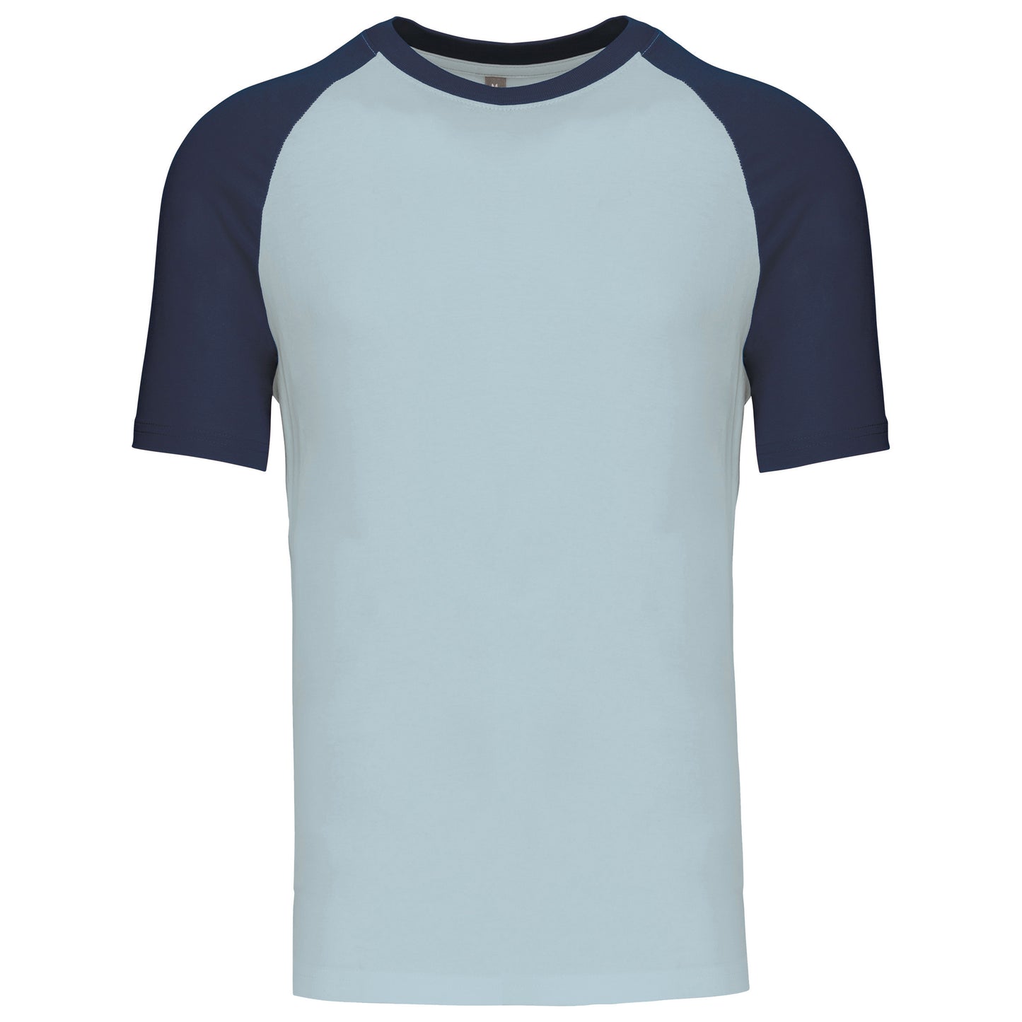 K330 - T-shirt baseball manica corta bicolore