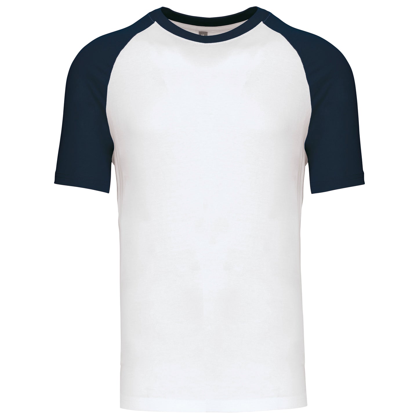 K330 - T-shirt baseball manica corta bicolore