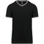 K374 - T-shirt piqué uomo scollo a V