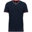 K374 - T-shirt piqué uomo scollo a V