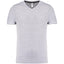 K374 - T-shirt piqué uomo scollo a V