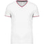 K374 - T-shirt piqué uomo scollo a V