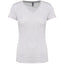 K381 - T-shirt donna manica corta scollo a V