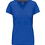 K381 - T-shirt donna manica corta scollo a V