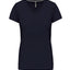 K381 - T-shirt donna manica corta scollo a V