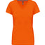 K381 - T-shirt donna manica corta scollo a V