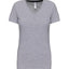 K381 - T-shirt donna manica corta scollo a V