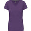 K381 - T-shirt donna manica corta scollo a V