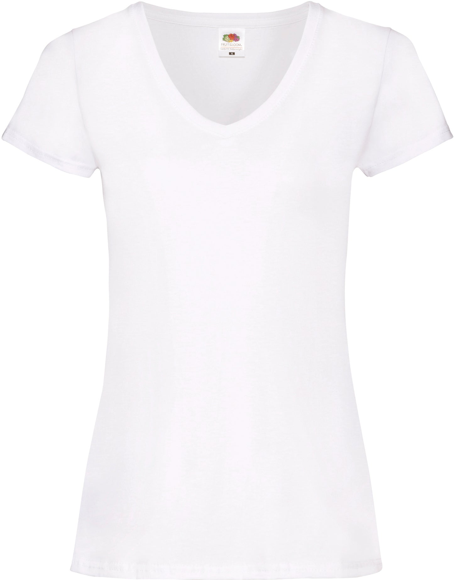 SC61398 - T-shirt donna Value Weight scollo a V (61-398-0)