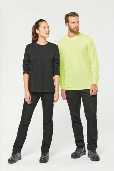 WK303 - T-shirt unisex ecosostenibile maniche lunghe